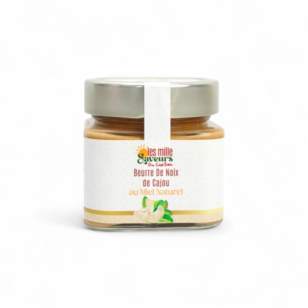 Beurre de noix de cajou au miel naturel