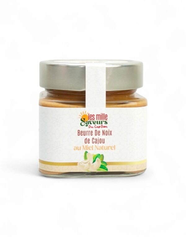 Beurre de noix de cajou au miel naturel