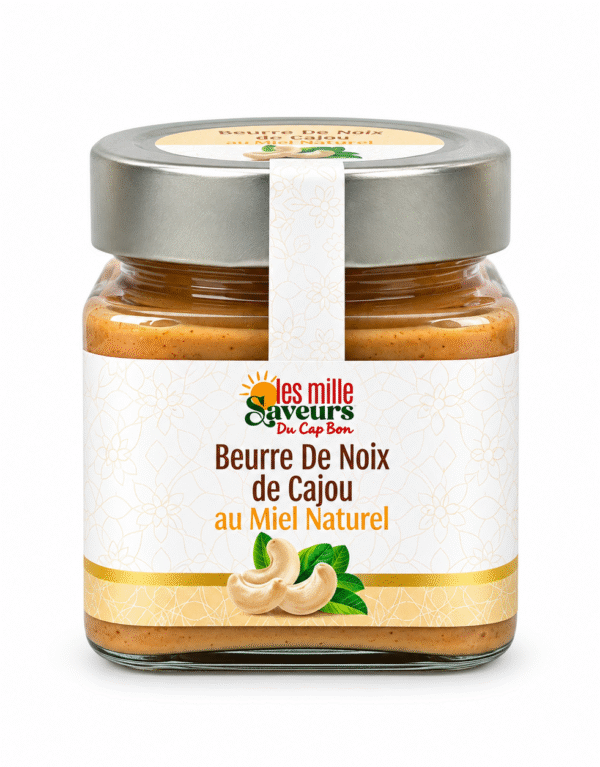 Beurre de noix de cajou au miel naturel